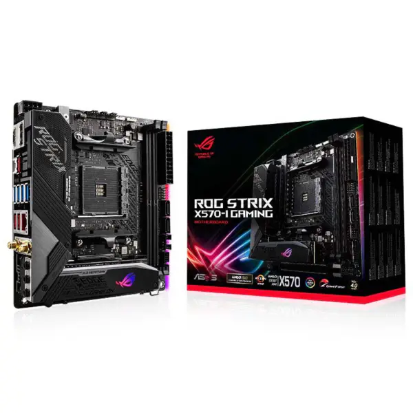 Asus Rog Strix X570-i ゲーミング Ddr4 Argb マザーボード プロセッサ サポート 5800x 5900x 5950x X570-i