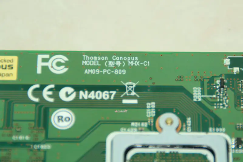 カノープス FIRECODER Blu-ray MHX-C1 PCI X1高速ハードウェアカード AM09-PC-809