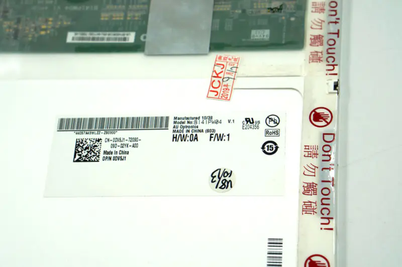 DELL E6410 E5410 LTN141BT10 001 LP141WP2 TPA1 LCD スクリーン 30PIN EDP 1440*900 のための B141PW04 V.1 V1