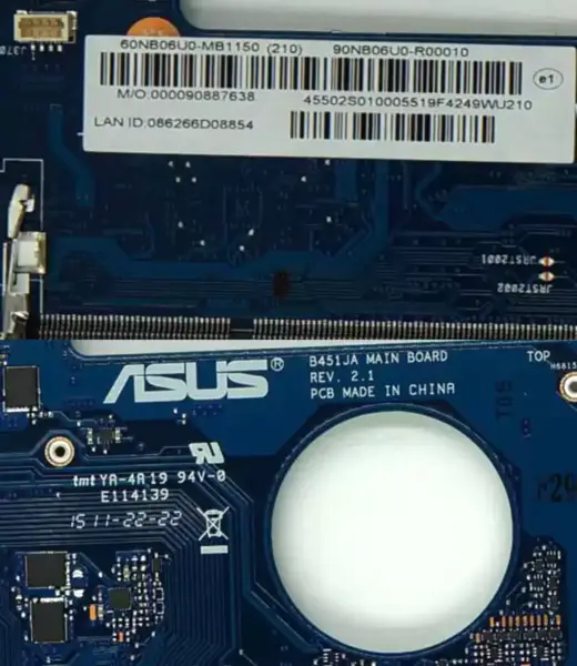 ASUS B451J B451JAマザーボード