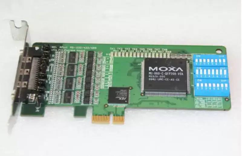 MOXA CP-118EL 8 PORT RS-232/422/485 PCIe SERIAL CARD 産業用マザーボード