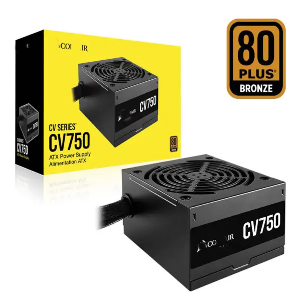 Cors の空気力 PC の電源 Cv750 750w Atx の高い電源 80plus の低雑音ファン Rps0146
