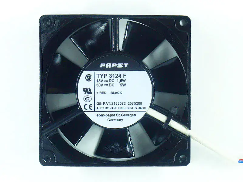 PAPST TYP3124F DC 18V 5w 30V ファン