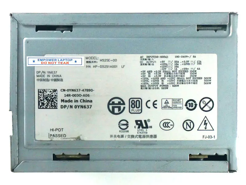 DeLL N525E-00 YY922電源