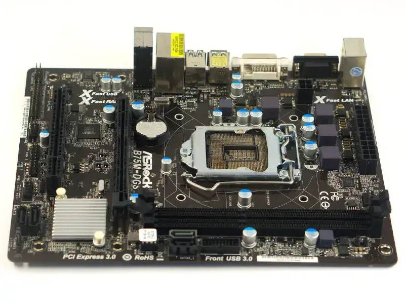 Asrock B75M-DGS R2.0 B75 LGA 1155 Micro-ATX マザーボード