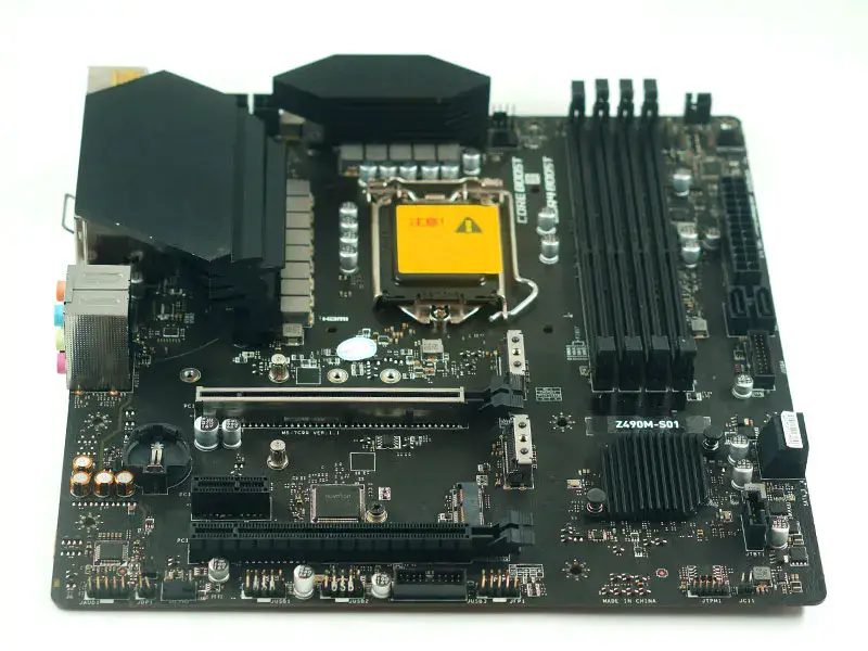 MSI Z490M-S01 マザーボード
