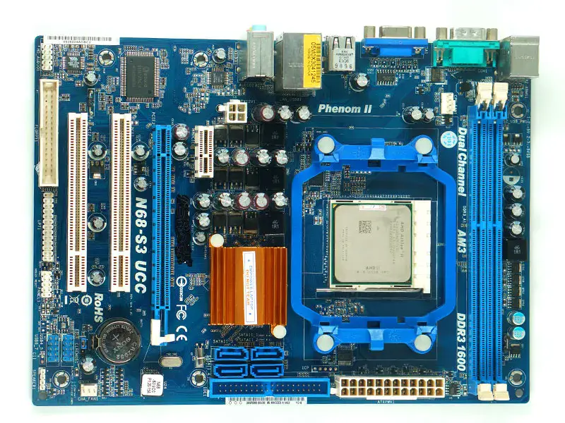 Asrock アスロック AM3統合小型N68-S3 UCCマザーボード