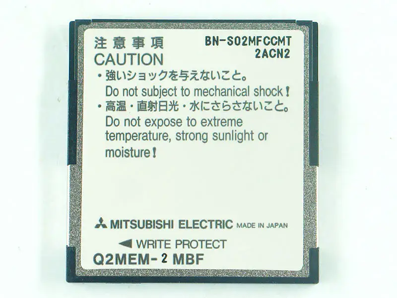 三菱Q2MEM-2MBFリニアフラッシュメモリカード2Mバイト