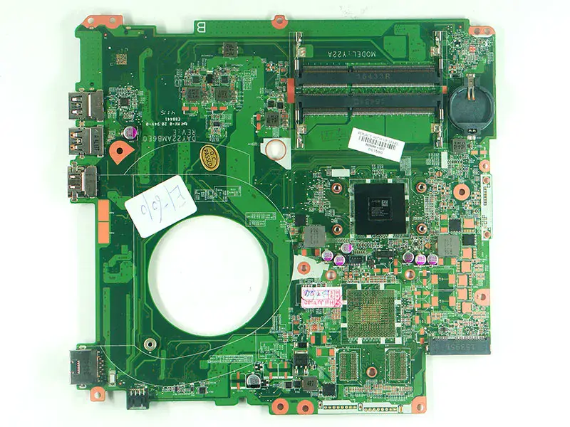 HP 809988-001 809988-501 809988-601 DAY22AMB6E0 E1-6010U DDR3 マザーボード