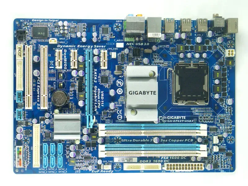 Gigabyte GA-EP43T-USB3 EP43T-USB3 P43 LGA775 ATX マザーボード