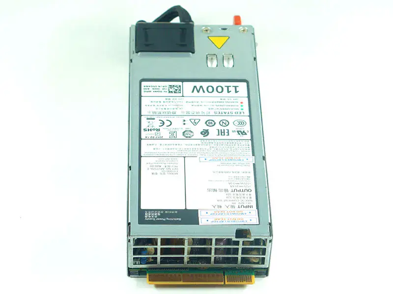 デルR620 R630 R720 R730XD R520 NX3200 1100W 5G4WK Y1MGX E1100D-S0のための1100W DC電源PSU