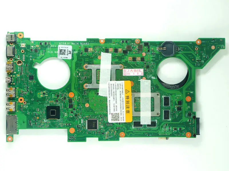 Asus 60NB0200-MB6030 N750JV ATXマザーボード