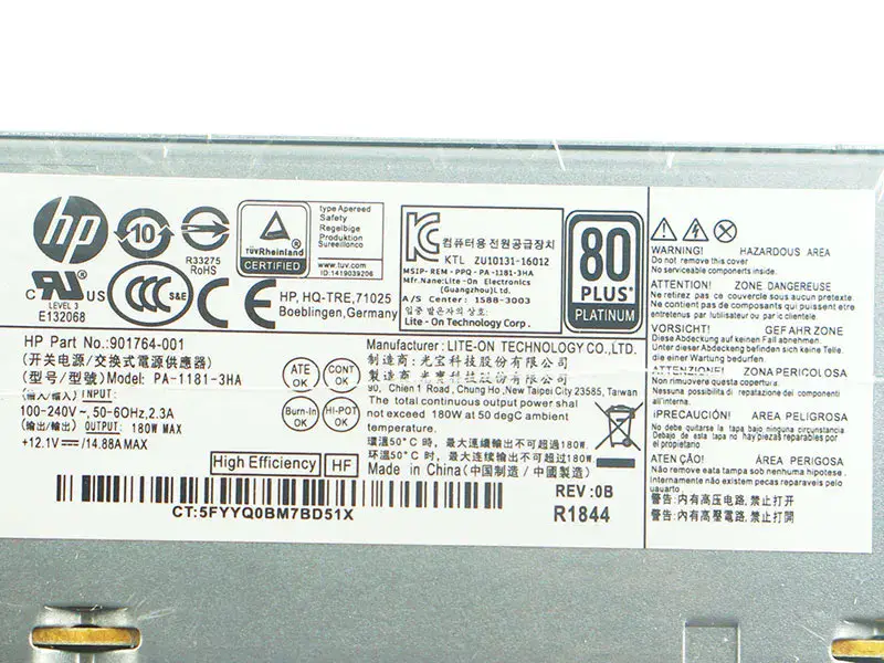 HP PA-1181-3HA 901764-001電源