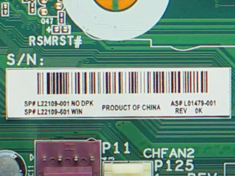HP Elitedesk 800/880 G4 L22109-001 L22109-601 L01479-001 マザーボード