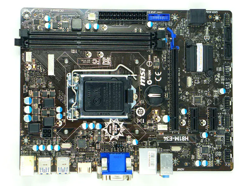 MSI H81M-E34 マザーボード LGA1150 DDR3