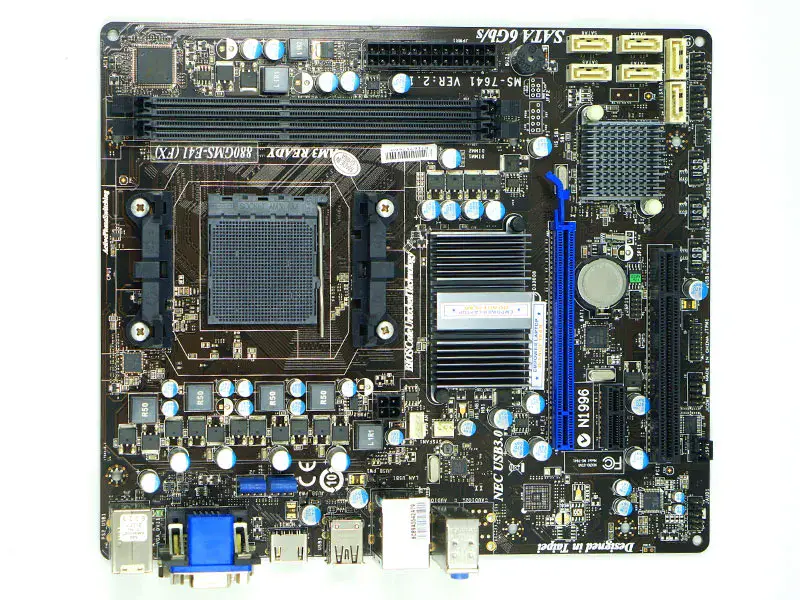 MSI 880GMS-E41(FX) マザーボード AM3+ DDR3 SATA3