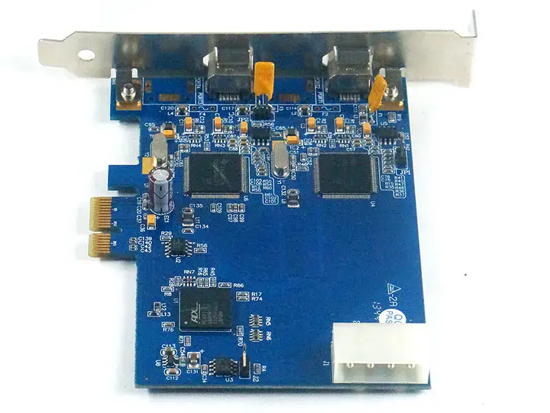 FWX2-PCIE10 Rev: 1.1 FWX2-PCIE10-2 1394 キャプチャー・カード