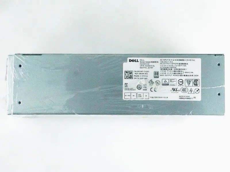 Optiplex 3050MT/5050MT/7050MT V3668 V3669 MT のための電源 J61WF H240ES-02 240W SMPS 6PIN 4PIN