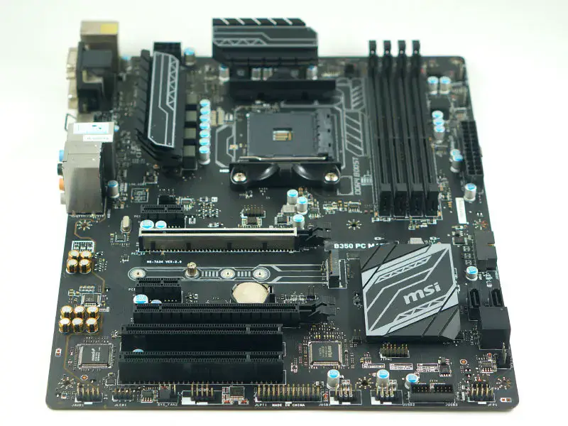 MSI B350 PC MATEマザーボードAM4 DDR4 B350
