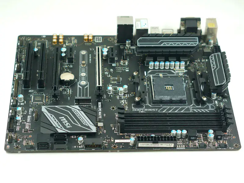 MSI B350 PC MATEマザーボードAM4 DDR4 B350