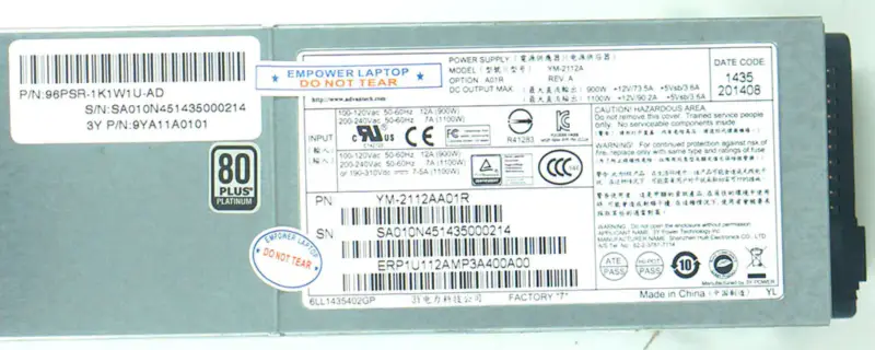 アドバンテック YM-2112A YM-2112AA01R電源