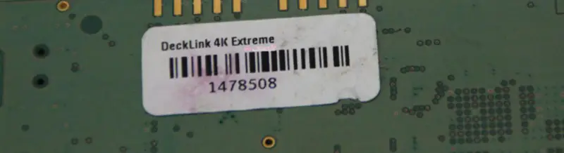 ブラックマジックデザイン DeckLink 4K Extreme キャプチャーカード