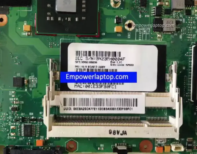 東芝サテライトE105 GM45 6050A2218301-MB-A03マザーボード