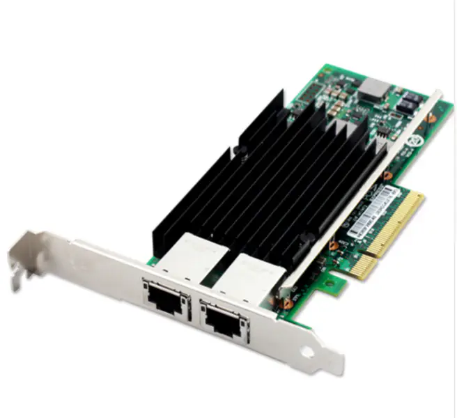 オリジナルIntel X520-T2 X540-T2 10Gps RJ45 PCI-E E10G42BTイーサネットコンバージドネットワークアダプタカード