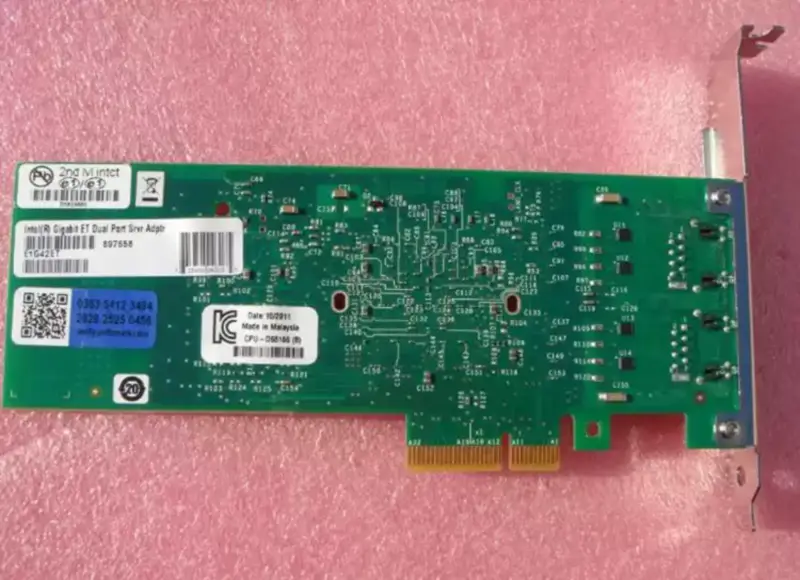 Intel E1G42ET E1G42ETG1P20 デュアルポート82576 PCI-eギガビット・イーサネット・ネットワーク・カード