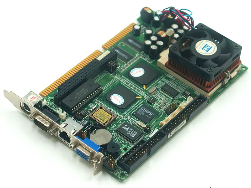 FB2502 VER:1.4 CPUとFAN搭載マザーボード