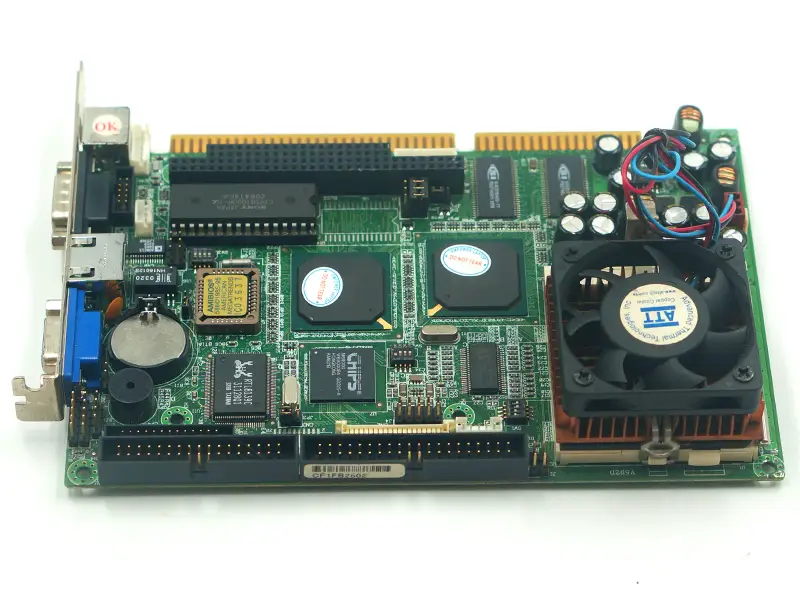 FB2502 VER:1.4 CPUとFAN搭載マザーボード