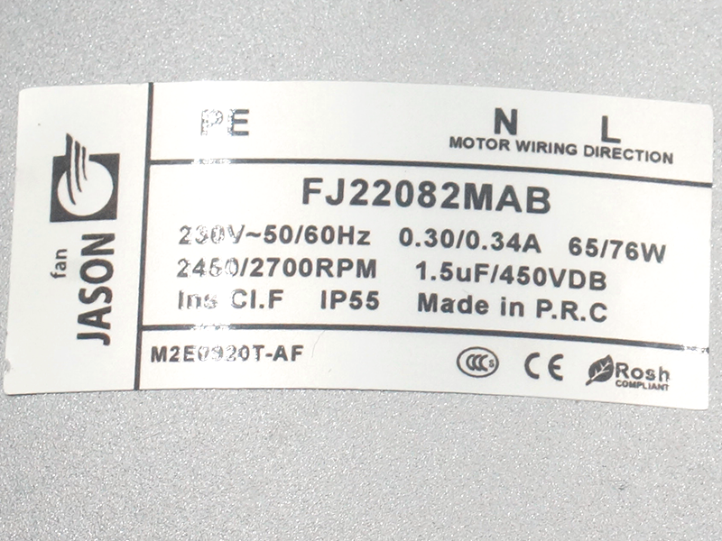 JASON FJ22082MABファン