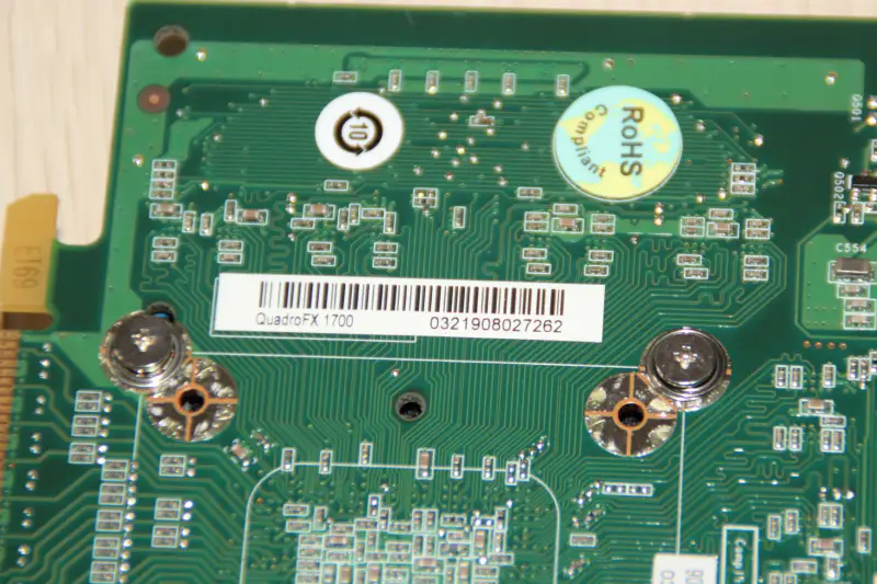 Quadro FX1700 512M PCI-Eグラフィックスカード DVI*2