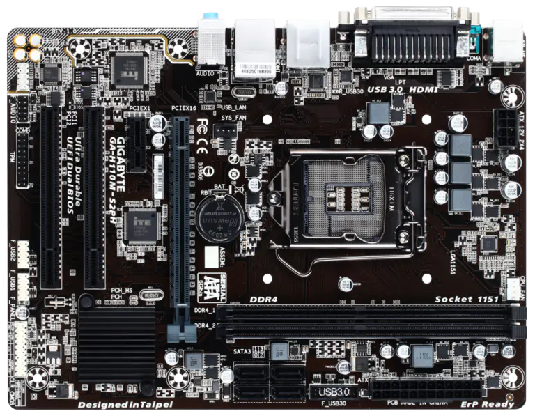 ギガバイトGA-H110M-S2PHマザーボードLGA1151/DDR4/Mini-ITX