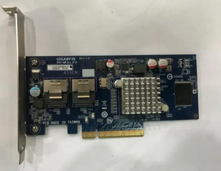 Gigabyte GC-MSLZ2 SAS2008 6GB SAS レイドカード RAID 0/1/1E/10 対応 4T 6T 8T