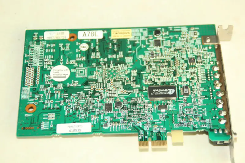 カノープス HDRECS Z08-PC-703 Pegasus マルチフォーマット リアルタイムビデオ編集用アクイジションカード