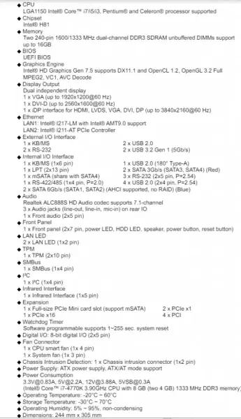 IEI IMBA-H810-R10 IMBA-H810-ECO-R10 Rev:1.0マザーボード