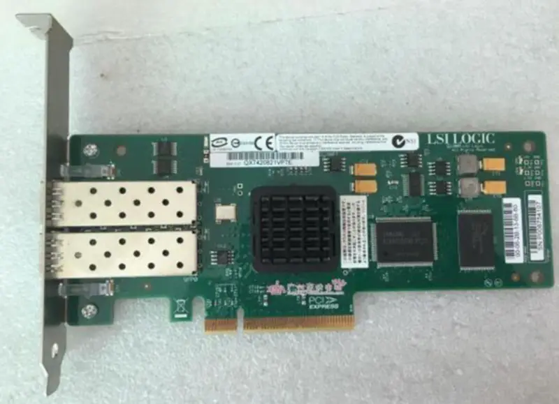 LSI Logic LSI7204EP デュアルポート4GbファイバーチャネルPCI-e x8 HBAカード