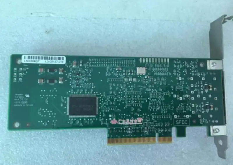 LSI Logic LSI7204EP デュアルポート4GbファイバーチャネルPCI-e x8 HBAカード