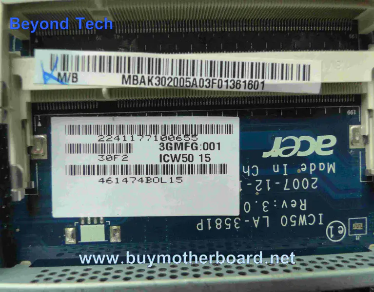 Acer MBAK302005 5520用マザーボード