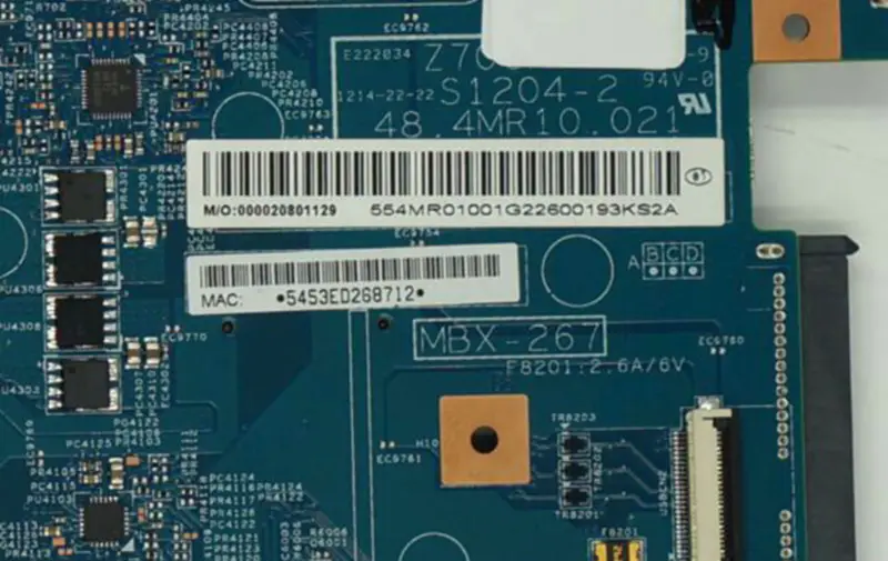 ソニーMBX-267マザーボード
