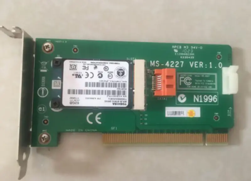 MICRO-STAR MS-4227 VER:1.0 62G SSD搭載ソリッド・ステート・ドライブ・アダプタ