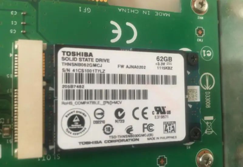 MICRO-STAR MS-4227 VER:1.0 62G SSD搭載ソリッド・ステート・ドライブ・アダプタ