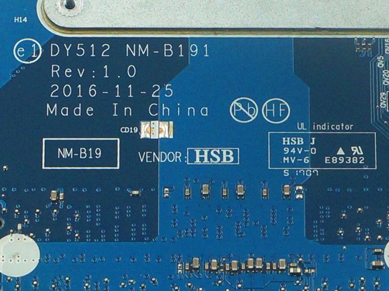 Lenovo Y520 DY512 NM-B191 REV 1.0 DDR4マザーボード