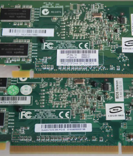 Quadro NVS 285 128MB 64ビット PCI Express x16グラフィックスカード