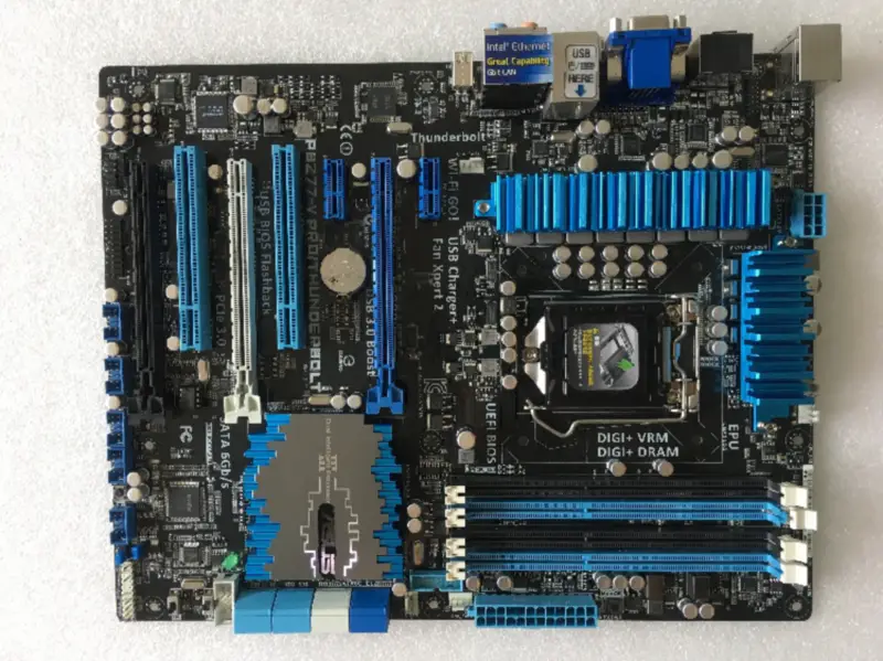 ASUS P8Z77-V PRO/Thunderbolt デスクトップ マザーボード Z77 Socket LGA 1155 i3 i5 i7 DDR3 32G ATX
