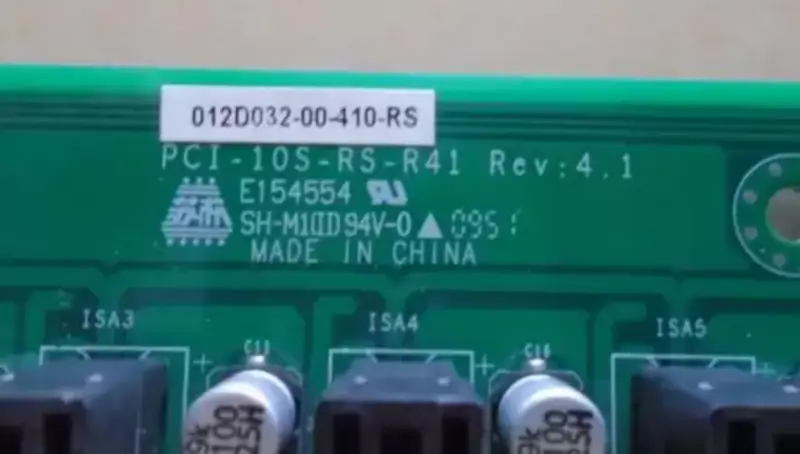 PCI-10S-RS-R41 Rev:4.1 ベースプレート