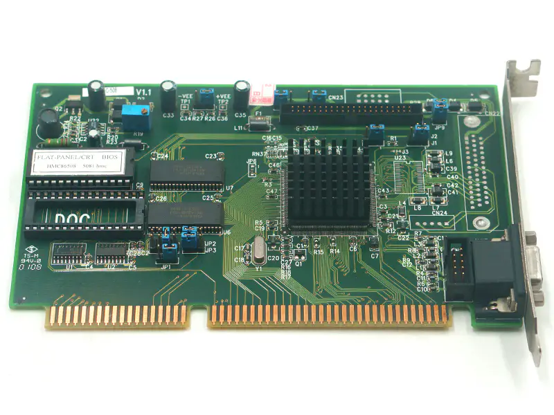 IEI PLC-508 V1.1 フラットパネル/CRT BIOS TP6508 5081.HMC V1.1 ISA バス LCD/CRT VGA カード 産業用マザーボード
