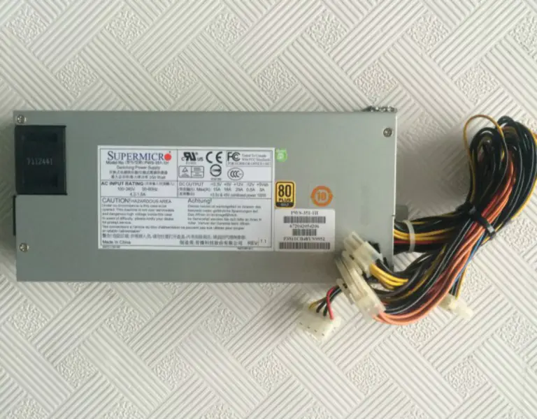 Supermicro PWS-351-1H 1U 350W サーバー電源
