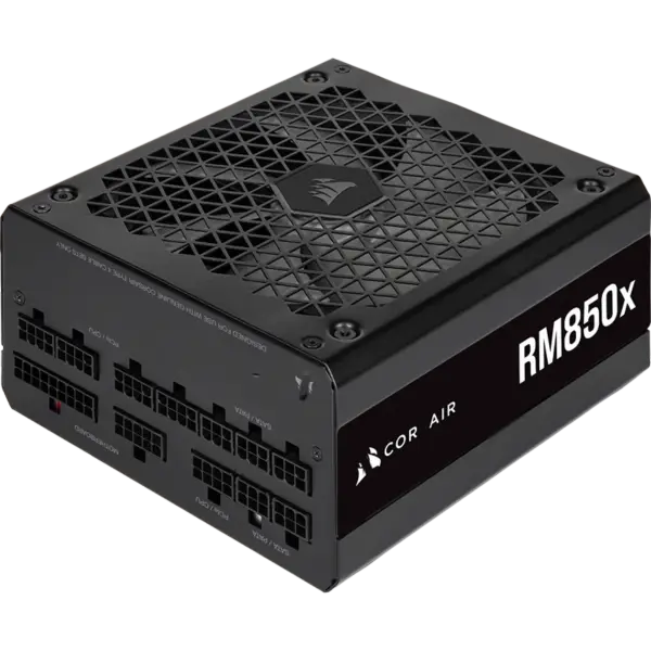 Cors の空気電源装置 Psu Rm850x 850w の金の証明の完全なモジュール ファンの開始停止理性的な航跡 Rps0124